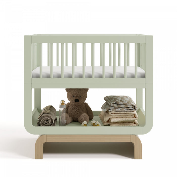 Storkcraft Santorini Deluxe 3-in-1 Convertible Bassinet - Sage/Driftwood