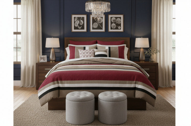 Madison 7-Piece Queen Comforter Set