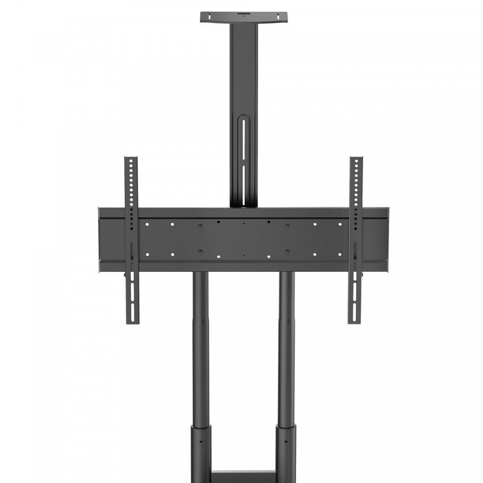 Kanto MTM86PL Height Adjustable Rolling TV Stand for 55\" - 86\" TVs and Interactive Displays, Black Tv Mount