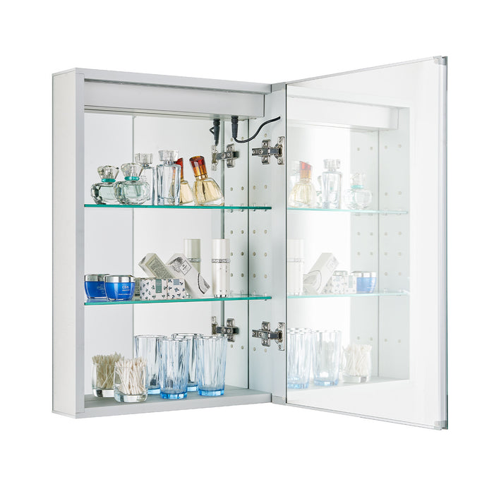 Stapik LED Medicine Mirror Cabinet - Silver