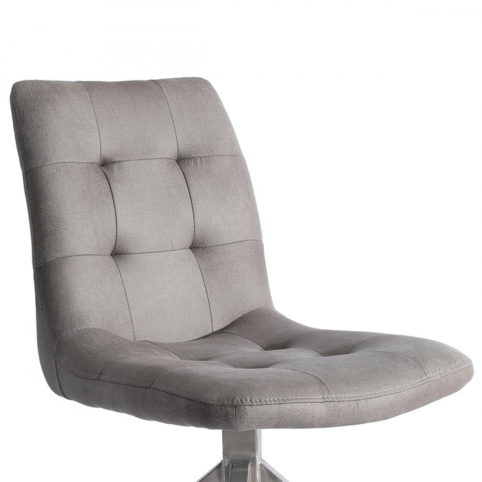 Odette Grey Tufted Upholstered Dining Chair (Set of 2)