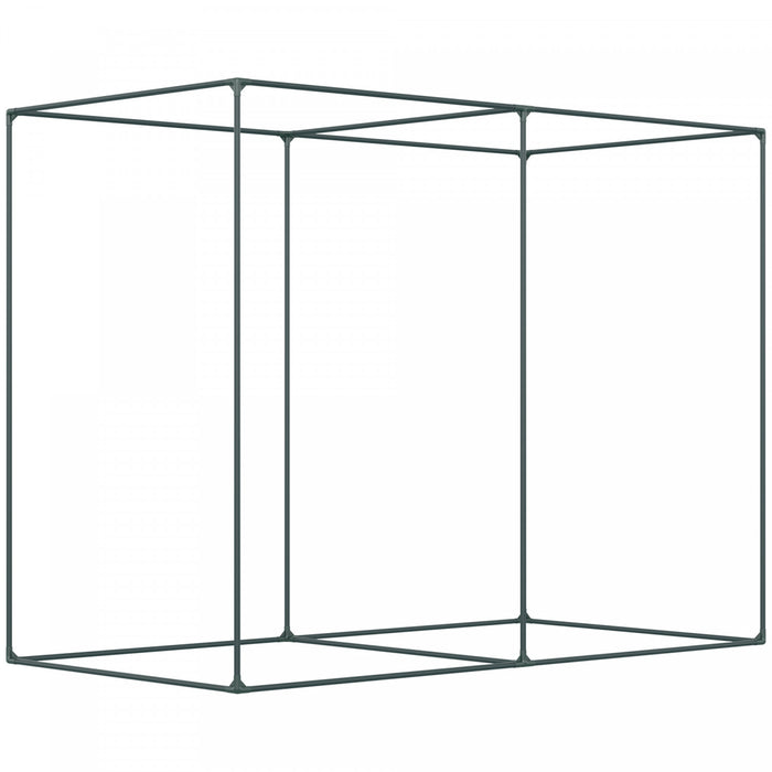 Outsunny 6.5 X 3.3ft Crop Cage, Zippered Door Plant Protection Tent Green