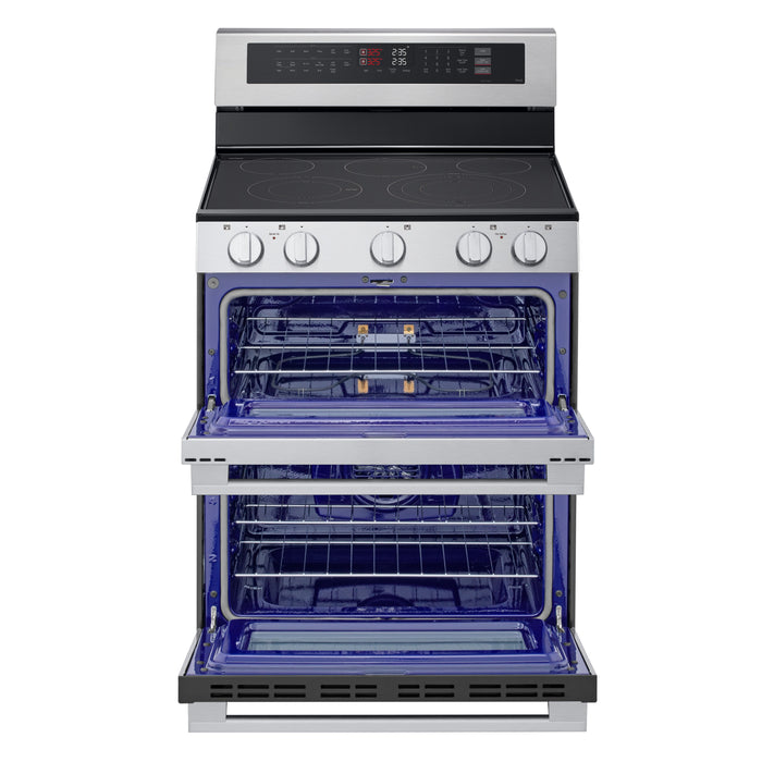 LG 30\" 7.3 Cu. Ft. Smart Electric Double Oven Range -Stainless Steel - LDEL7324YE