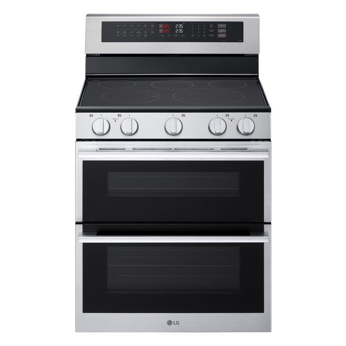 LG 30\" 7.3 Cu. Ft. Smart Electric Double Oven Range -Stainless Steel - LDEL7324YE