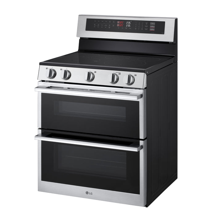 LG 30\" 7.3 Cu. Ft. Smart Electric Double Oven Range -Stainless Steel - LDEL7324YE