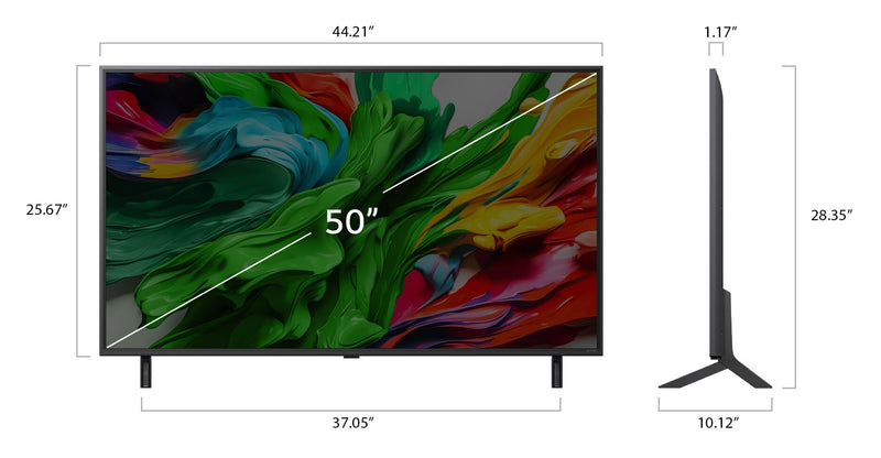 LG 50\" QNED85 evo AI Mini-LED 4K UHD Smart webOS TV (50QNED85AUA.ACC) - 2025 Model