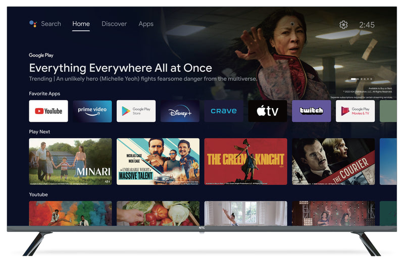 NTC 55\" UHD Smart Android TV