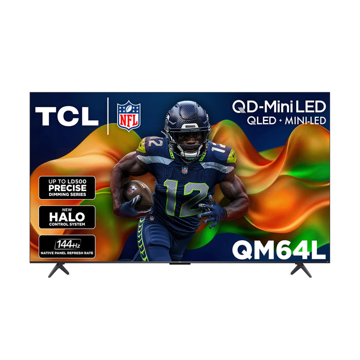 TCL 55\" QM64L QD Mini-LED 4K Smart Fire TV (55QM64L) - 2026 Model