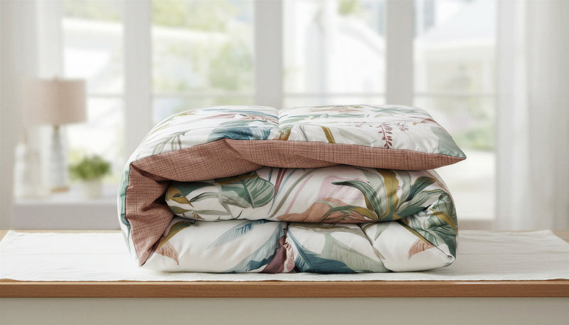 Reversible Twin Comforter Set with Sham 
