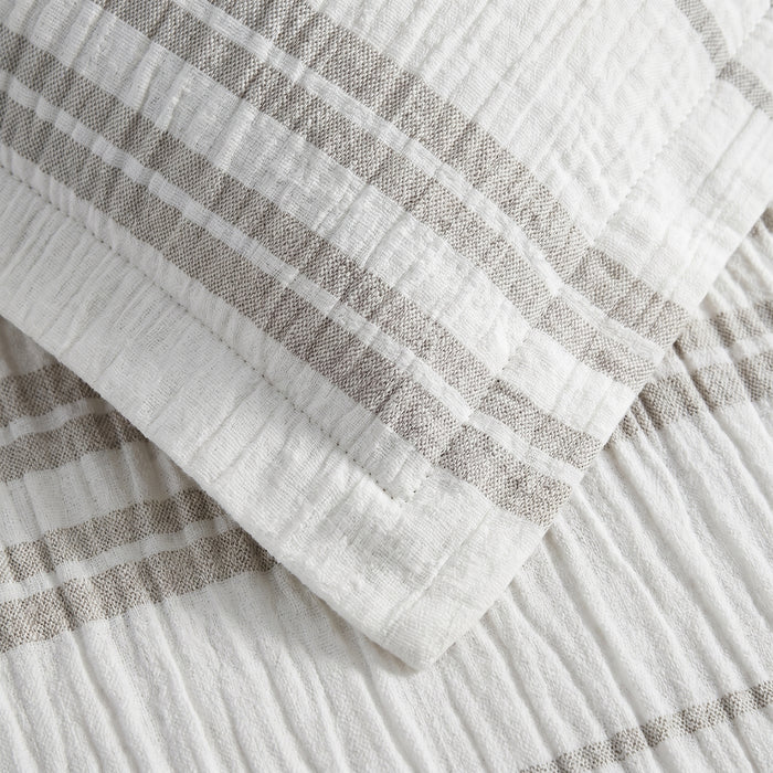Linden 5-Piece Queen/Double Clipped Jacquard Comforter Set 