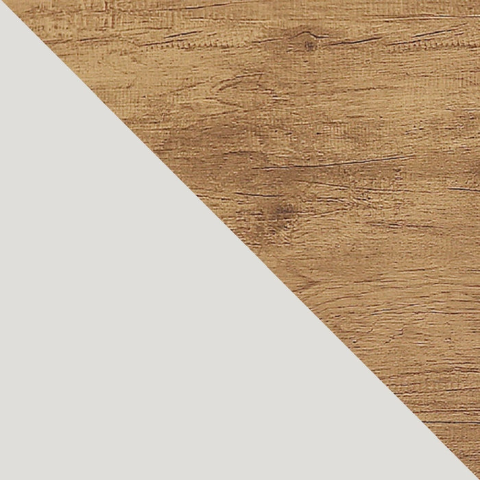 Manhattan Comfort Tribeca 35.43\" Mid-Century Modern TV Stand with Solid Wood Legs - Off White & Natural