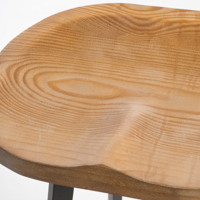 Larry Swivel Barstool Set Of 2 With 360° rotating Seat - Antique Natural