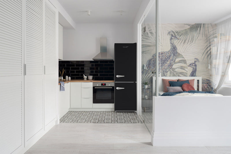 iio 11 Cu. Ft. Bottom-Freezer Retro Refrigerator - ALBR1372B-R