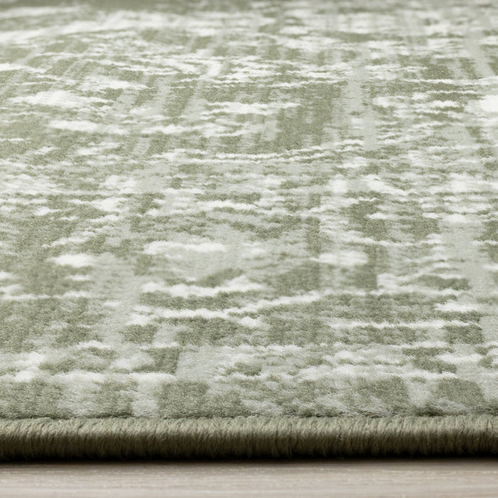 Florence Green White Elegant Classic Rug, 7'9\" x 10'6\" Indoor Area Rug