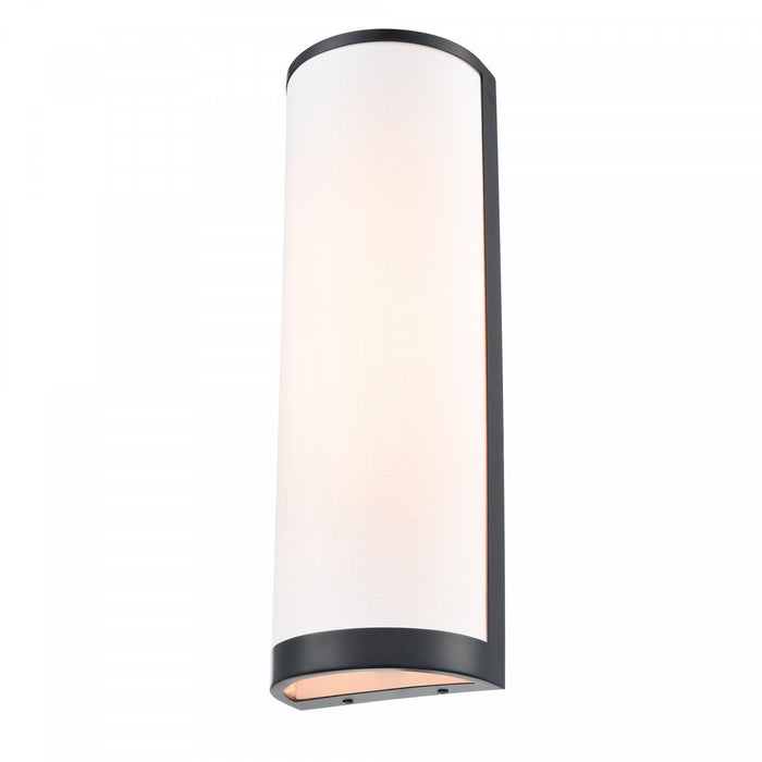 High Street 2 Light Wall Sconce, Black
