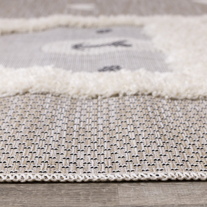 Kids Llama Area Rug - 5'3\" x 7'7\"