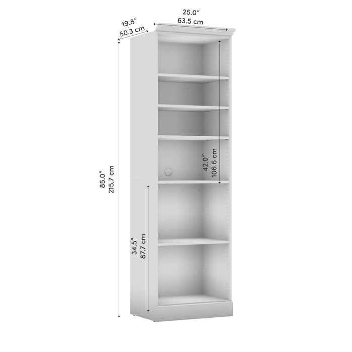 Bestar Versatile 25 W Closet Organizer - White