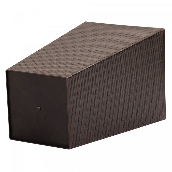 Outsunny Set Of 3 Tall Planters With Drainage Hole, Outdoor & Indoor Flower Pot Set For Front Door, Entryway, Patio And Deck, Brown