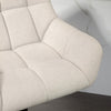 HOMCOM Adjustable Bar Stools Set of 2, Swivel Tufted Fabric Barstools