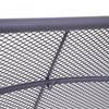 Outsunny Adjustable Balcony Hanging Railing Table, Grey