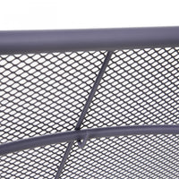 Outsunny Adjustable Balcony Hanging Railing Table, Grey
