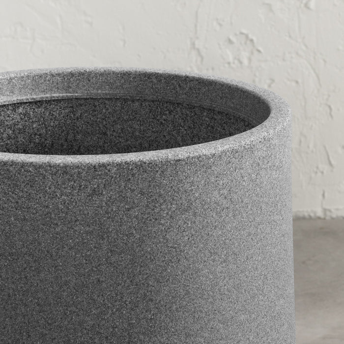 Dalya 16\" Planter - Mottled Grey