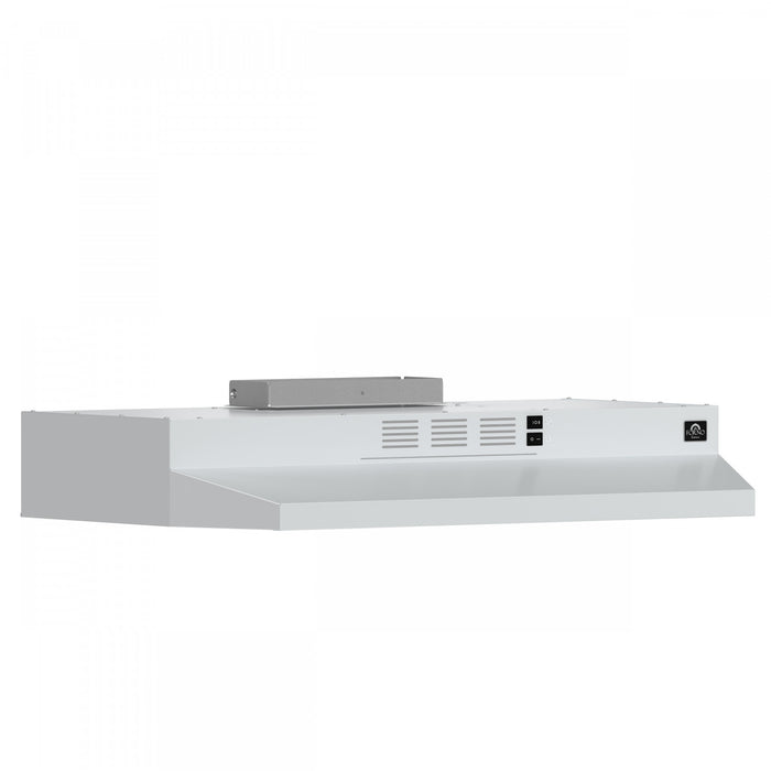Forno Bari Espresso 30-Inch Under Cabinet Range Hood, Black, 600 CFM- FRHUC5255-30BLK