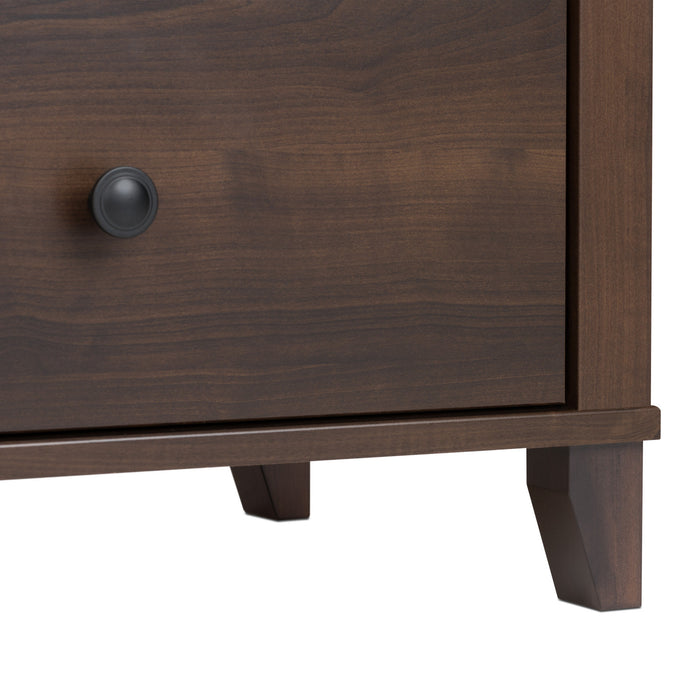Yaletown 2-Drawer Tall Nightstand - Espresso
