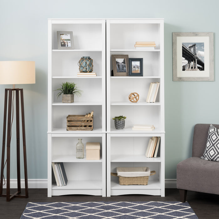 Tall Bookcase - White
