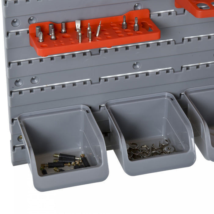 Durhand 44 Piece Wall Mounted Storage Bins