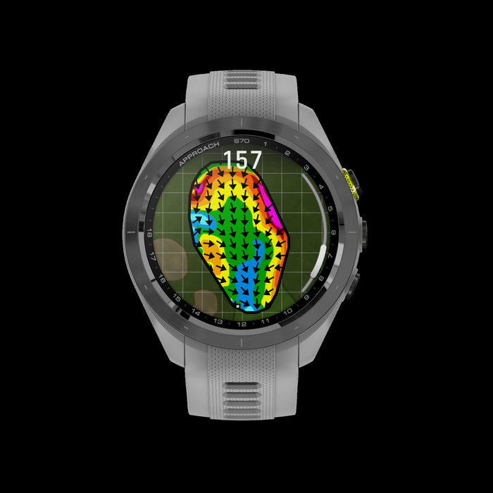 Garmin Approach S70 42mm - Black Ceramic, Amoled Golf Watch, 43k Courses, Virtual Caddie, Gps