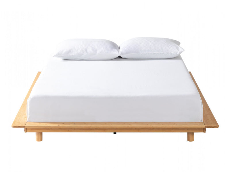Nagomi Bamboo Floating Platform Bed - Queen Size