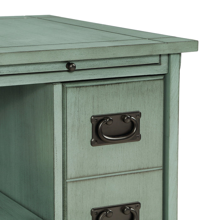 Parnell Chairside Table - Teal