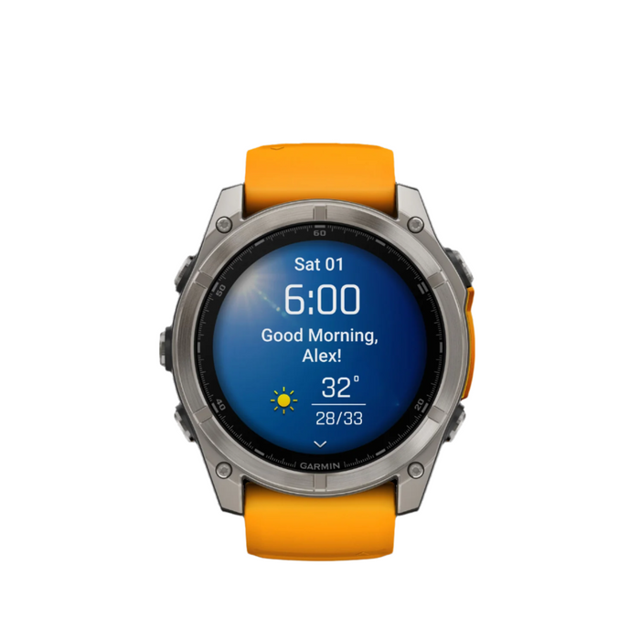 Garmin Fēnix 8 Amoled Sapphire Smartwatch 51mm - Gps, Compass, Gyroscope And Barometric Altimeter 