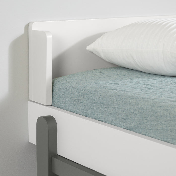 Bebble Twin Bed - Soft Grey White
