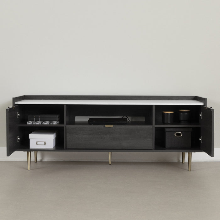 Hype 61” TV Stand - Grey Oak