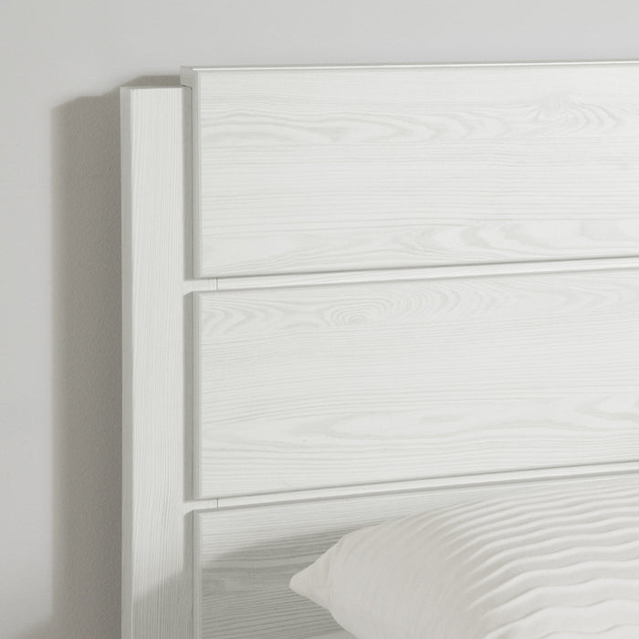 Arlen Mates Bed With 3 Drawers And Headboard Set - White Pine 