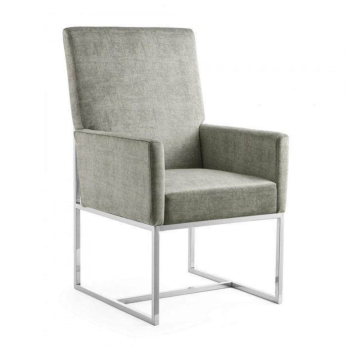 Element Modern 6-Piece Dining Chair Set in Steel