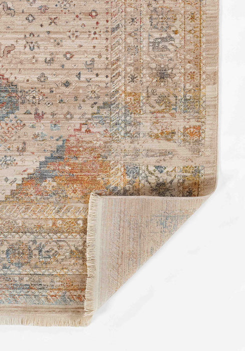 Ethel Traditional 2'6\" x Runner Rug in Multi Indoor Area Rug