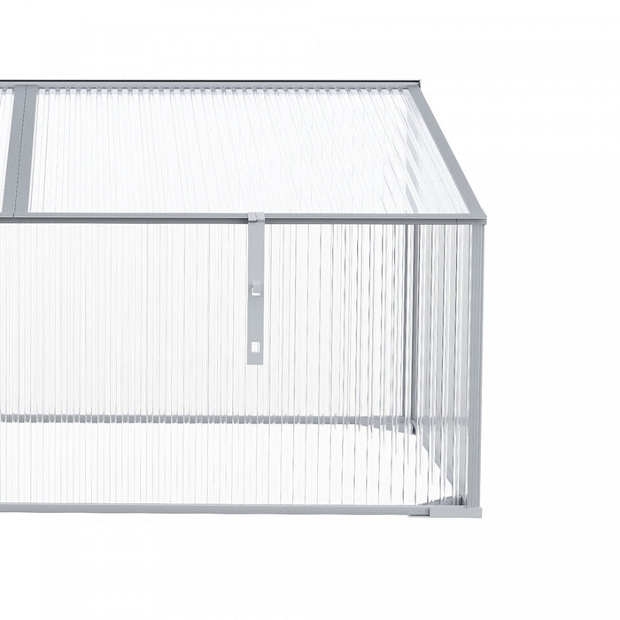 Outsunny 39''x23.5''x17.25'' Outdoor & Indoor Greenhouse For Plants Larger Room With Adjustable Sunshine Board, Cold Frame