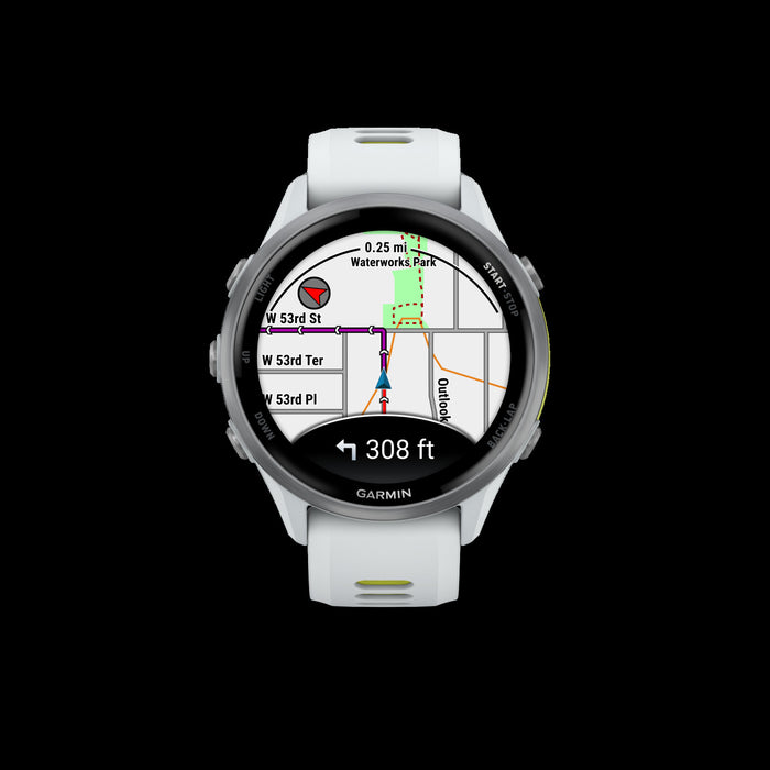 Garmin Forerunner 970 Smartwatch 47mm, Amoled, Titanium Whitestone/amp Yellow, Gps Fitness, Running, Triathlon, 15-day Battery