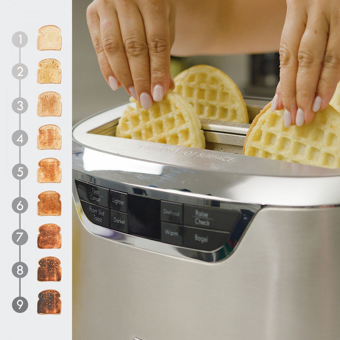 Kenmore Elite 4-Slice Auto-Lift Long Slot Toaster Stainless Steel - KKELST4SS