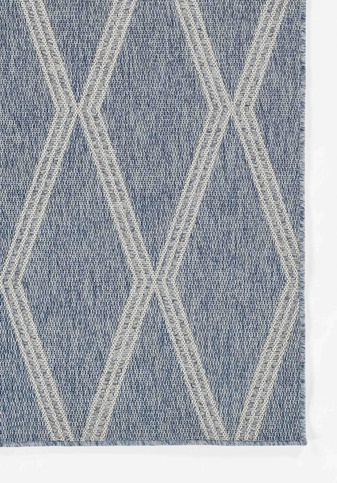 Cypress Transitional 5'3\" x 7'0\" Area Rug in Blue Indoor Area Rug