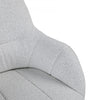 Trevin Light Grey Upholstered Swivel Dining Chair (Set of 2) | Chaise de salle a manger pivotante Trevin rembourree gris pale (ens. de 2)