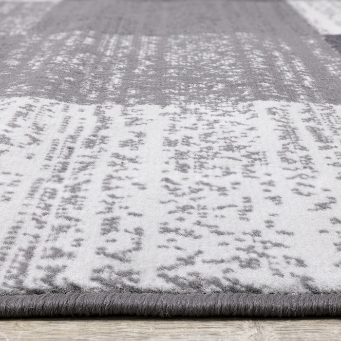 Florence Distressed Blocks Indoor Area Rug - 4'7\" x 6'7\"