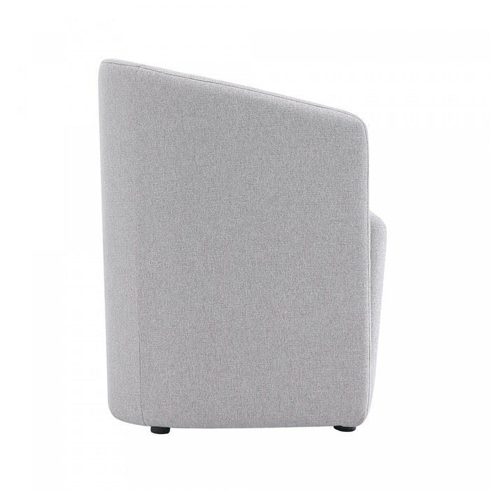 Hearth Contemporary Modern Upholstered Armchair in Light Gray