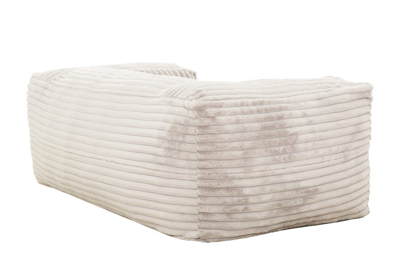 Sealy Redd Corduroy High Density Foam Bean Bag Sofa Chair - Taupe