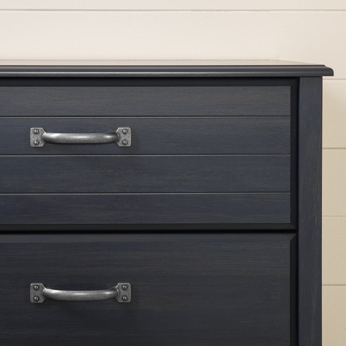 Ulysses 6-drawer Dresser - Blueberry 
