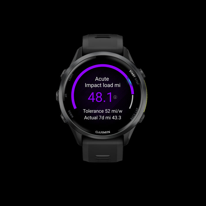 Garmin Forerunner 970 Smartwatch 47mm, Amoled, Carbon Gray Titanium, Gps Fitness Tracker, Running, Triathlon, 15-day Battery