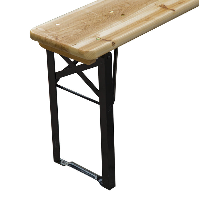 Outsunny 3 Pieces Picnic Table And Bench Set